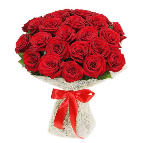 Букет 25 красных роз - купить с доставкой по Агою